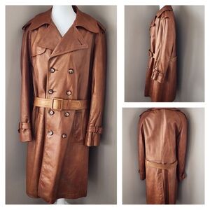 Vintage Sears Faux Leather Coat #1345